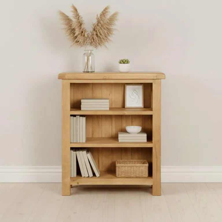 Tours Premium Low Bookcase - Oak