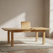 Tours Premium Oak - Butterfly Extending Dining Table - 6-10 Seater - 180cm-230cm