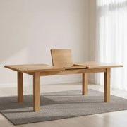 Tours Premium Oak - Butterfly Extending Dining Table - 6-8 Seater - 150cm-200cm