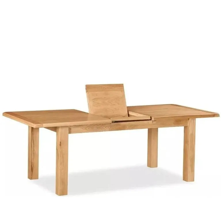 Tours Premium Oak - Butterfly Extending Dining Table - 6-8 Seater - 150cm-200cm