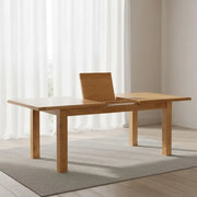 Tours Premium Oak - Extending Dining Table - 4-6 Seater - 120cm-165cm