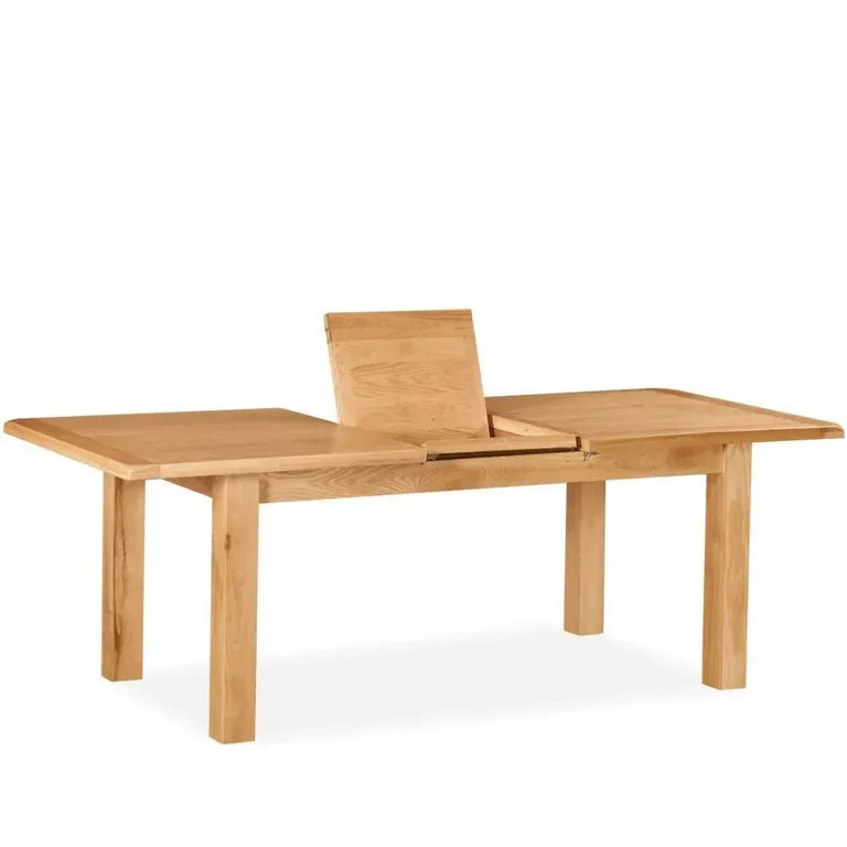 Tours Premium Oak - Extending Dining Table - 4-6 Seater - 120cm-165cm