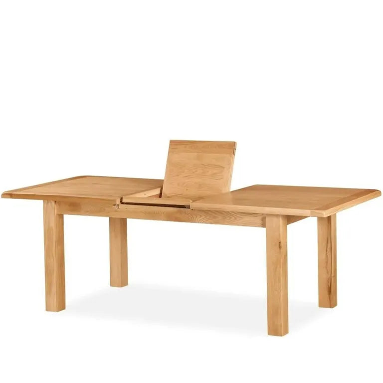 Tours Premium Oak - Extending Dining Table - 4-6 Seater - 120cm-165cm