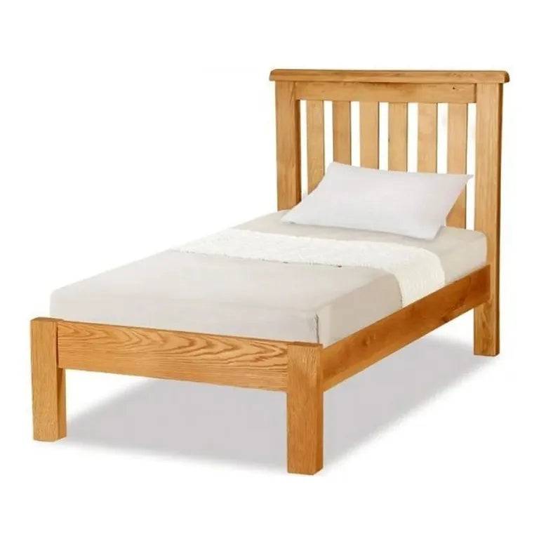 Tours Premium Slatted Bed - Oak - 3ft Single