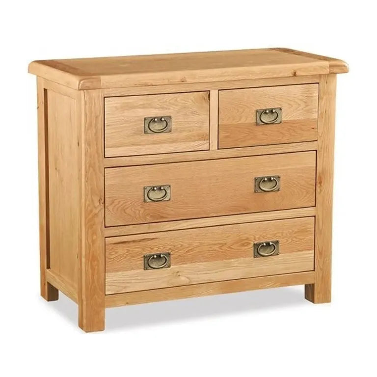 Tours Premium Small Chest - 2+2 Drawer - Oak