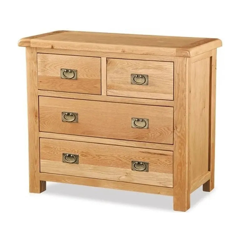 Tours Premium Small Chest - 2+2 Drawer - Oak