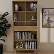 Strasbourg Bookcase - 1 Drawer - Large - Oak
