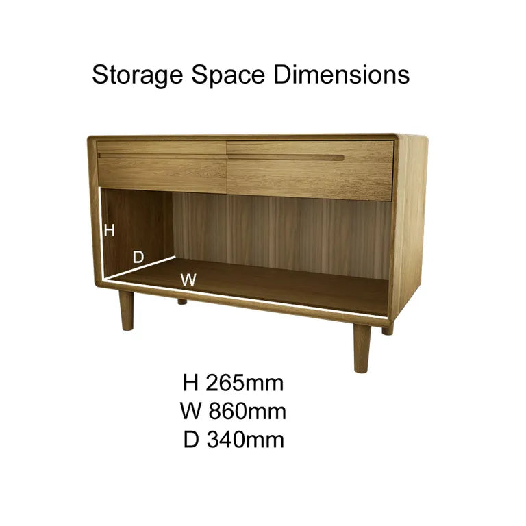 Strasbourg Cabinet - 2 Door - Small - Oak
