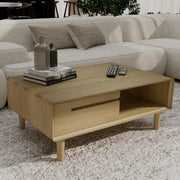 Strasbourg Coffee Table - 1 Drawer - Danish Oak