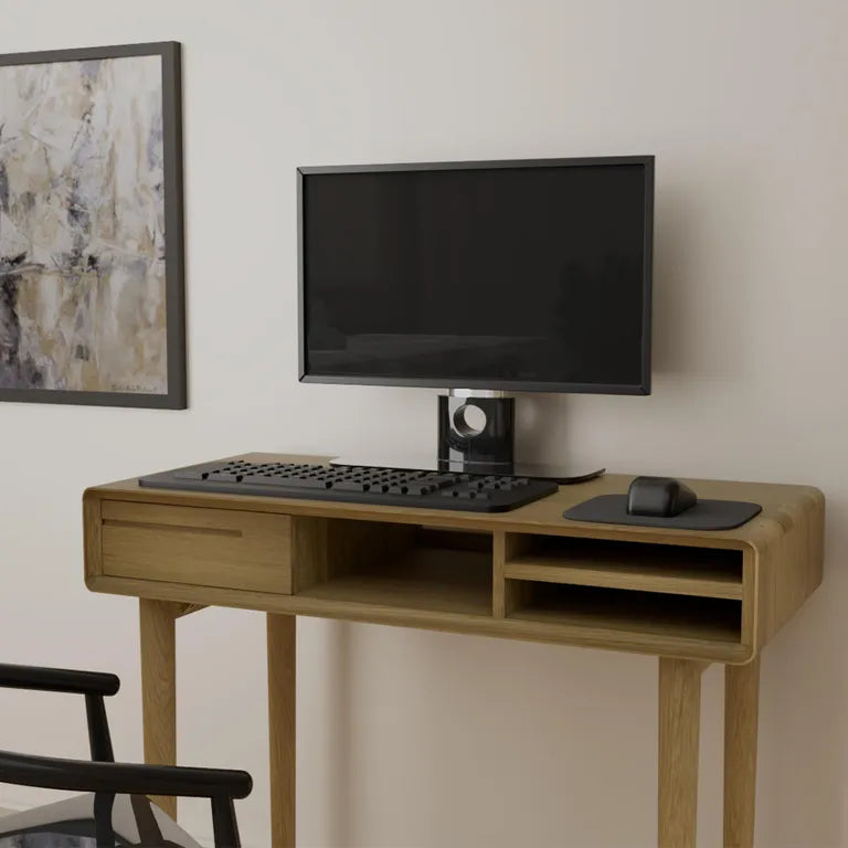 Strasbourg Computer Desk - 1 Drawer - Oak