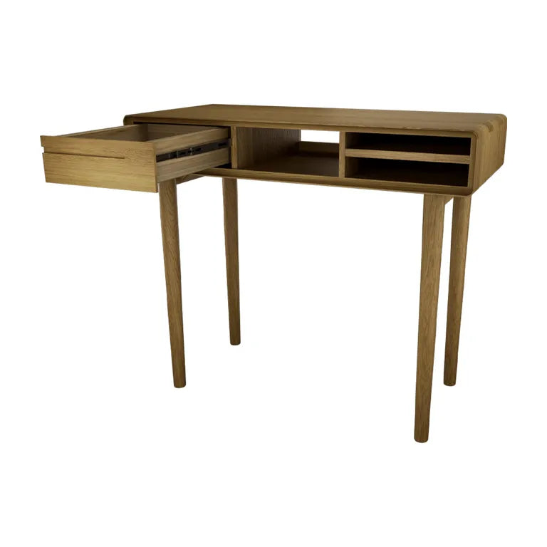Strasbourg Computer Desk - 1 Drawer - Oak