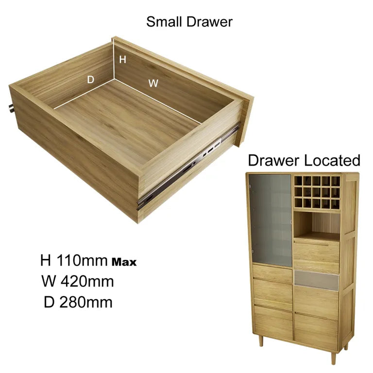 Strasbourg Drinks Cabinet - Oak