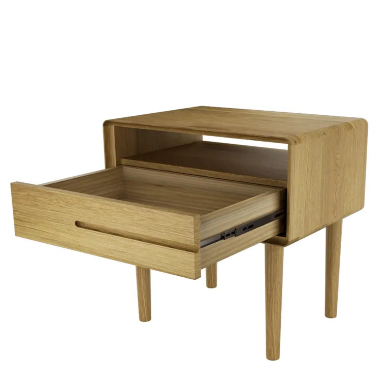 Strasbourg Lamp Table - 1 Drawer - Oak