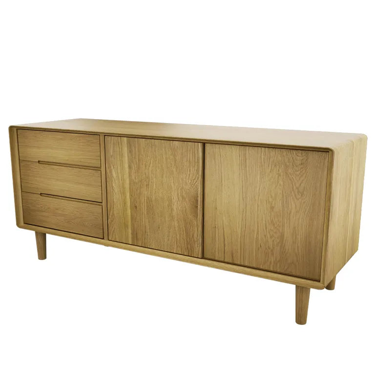 Strasbourg Sideboard - 2 Door - Medium - 135cm - Oak