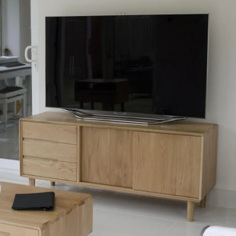 Strasbourg Sideboard - 2 Door - Medium - 135cm - Oak