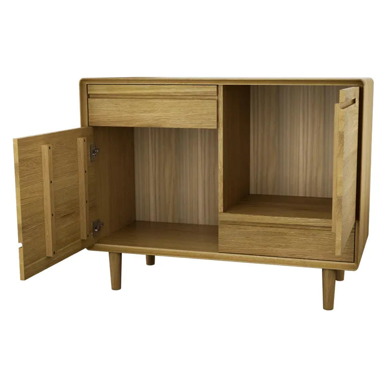 Strasbourg Sideboard - 2 Door - Small - 90cm - Oak
