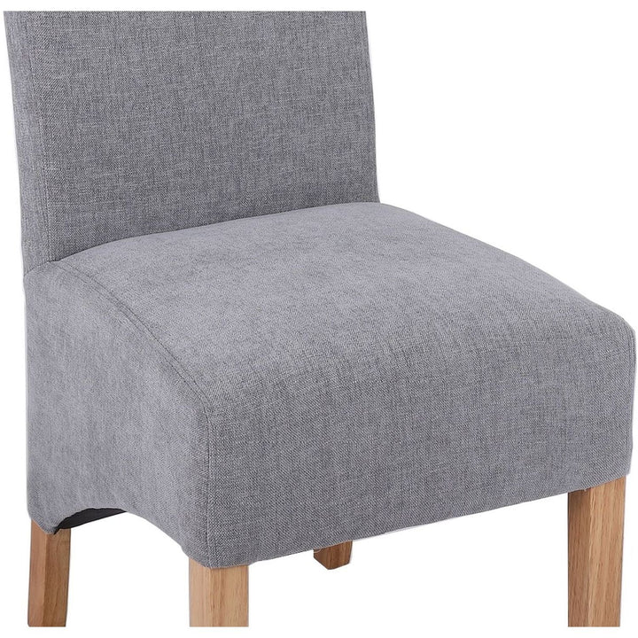 The Chair Collection Scroll Back Dining Chair - Grey