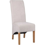 The Chair Collection Scroll Back Dining Chair - Natural