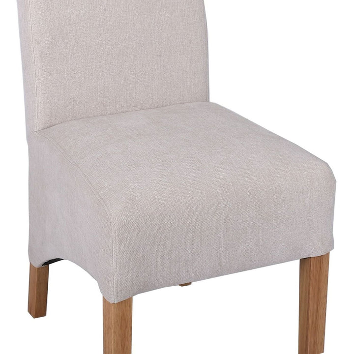 The Chair Collection Scroll Back Dining Chair - Natural