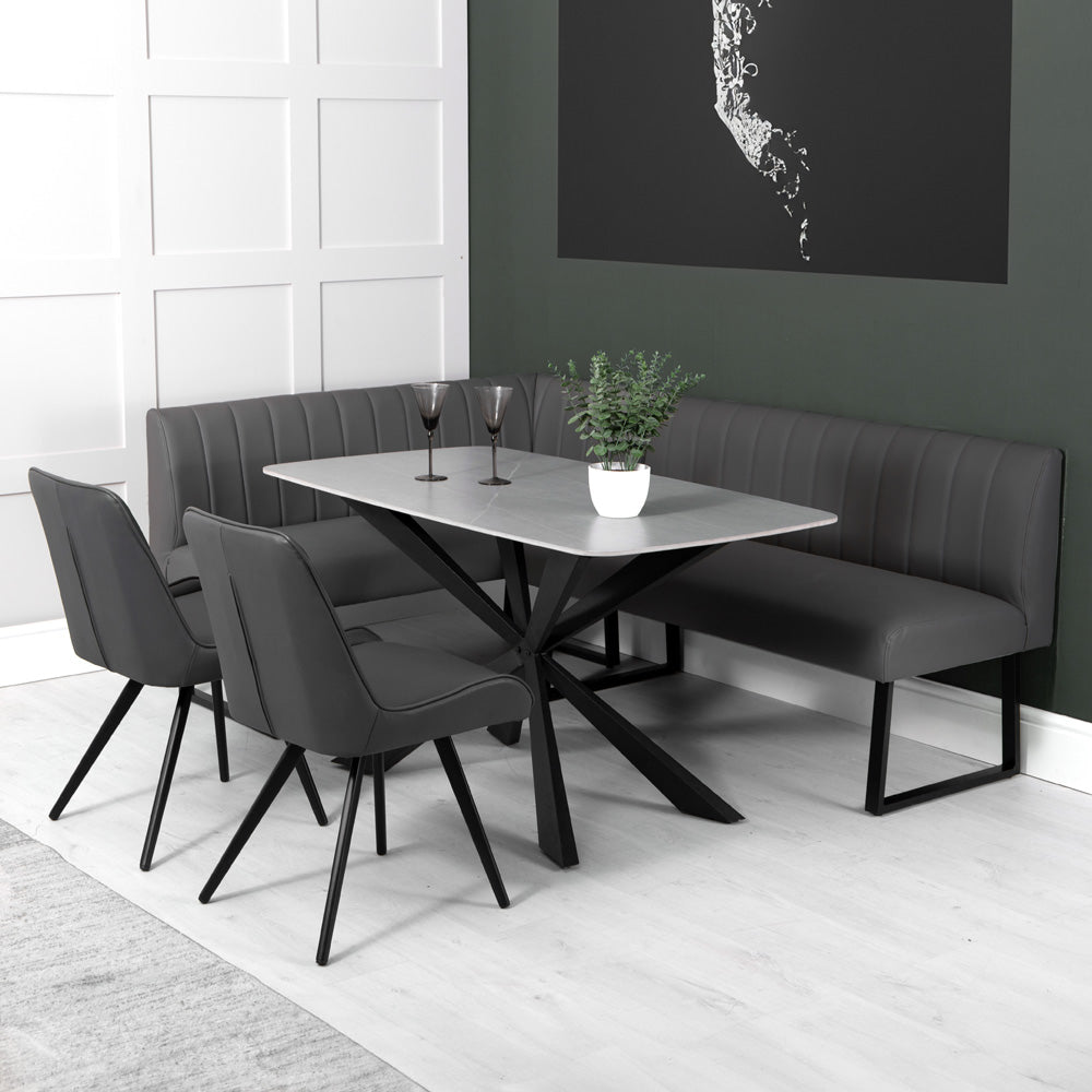 The Chair Collection Corner Bench - Part 1 - Grey