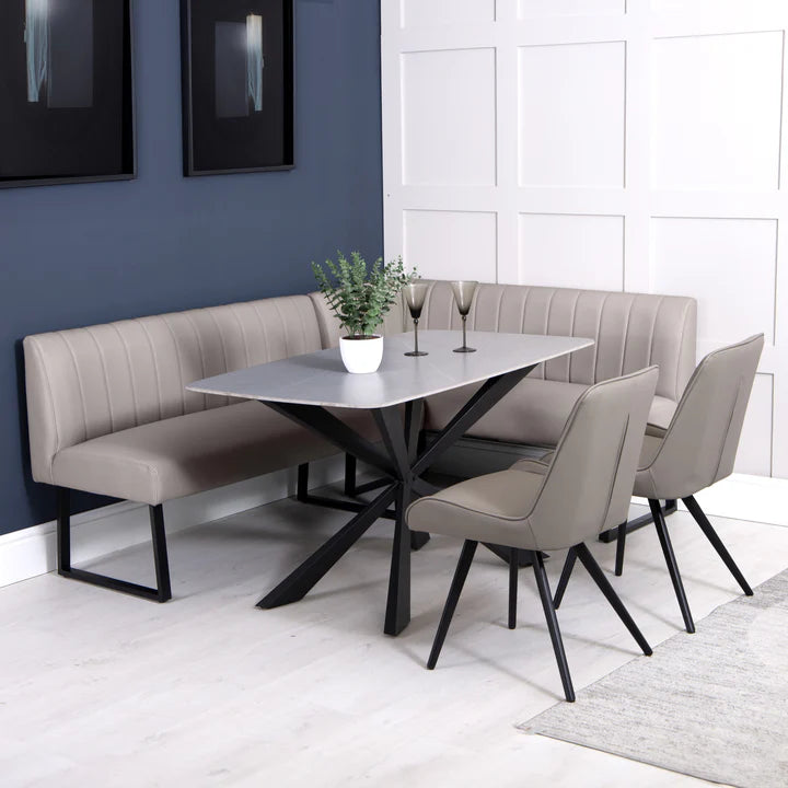 The Chair Collection Corner Bench - Part 2 (Righthand) - Taupe