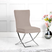 The Chair Collection Dining Chair - Taupe Velvet