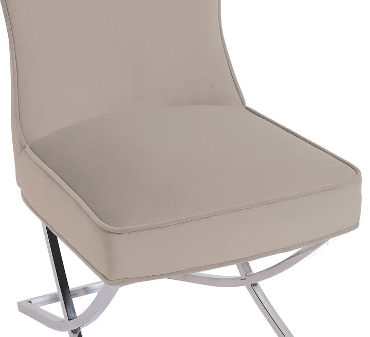 The Chair Collection Dining Chair - Taupe Velvet