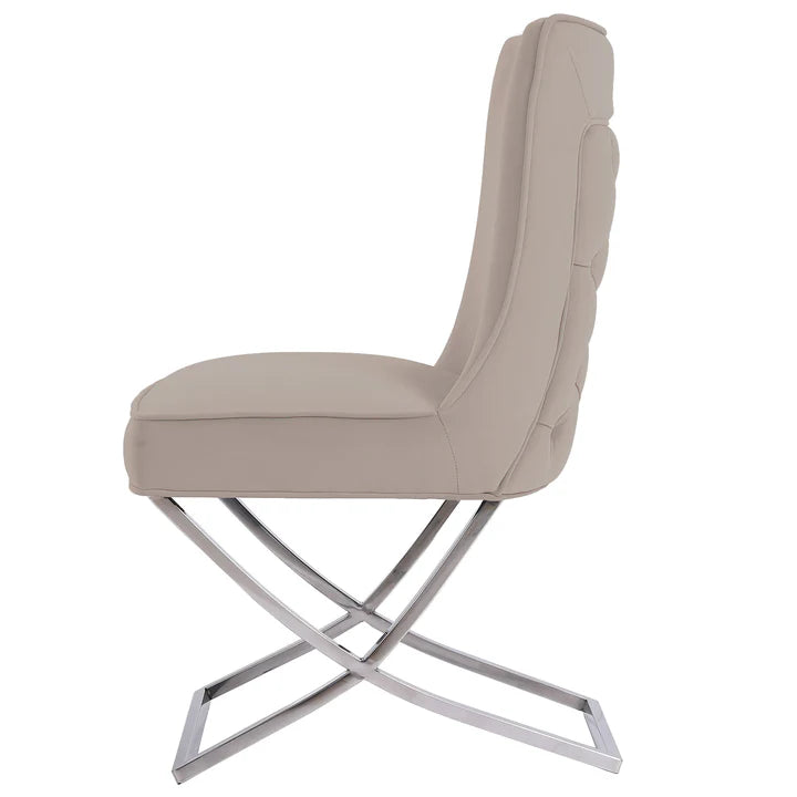 The Chair Collection Dining Chair - Taupe Velvet