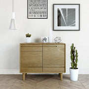 Strasbourg Sideboard - 2 Door - Small - 90cm - Oak