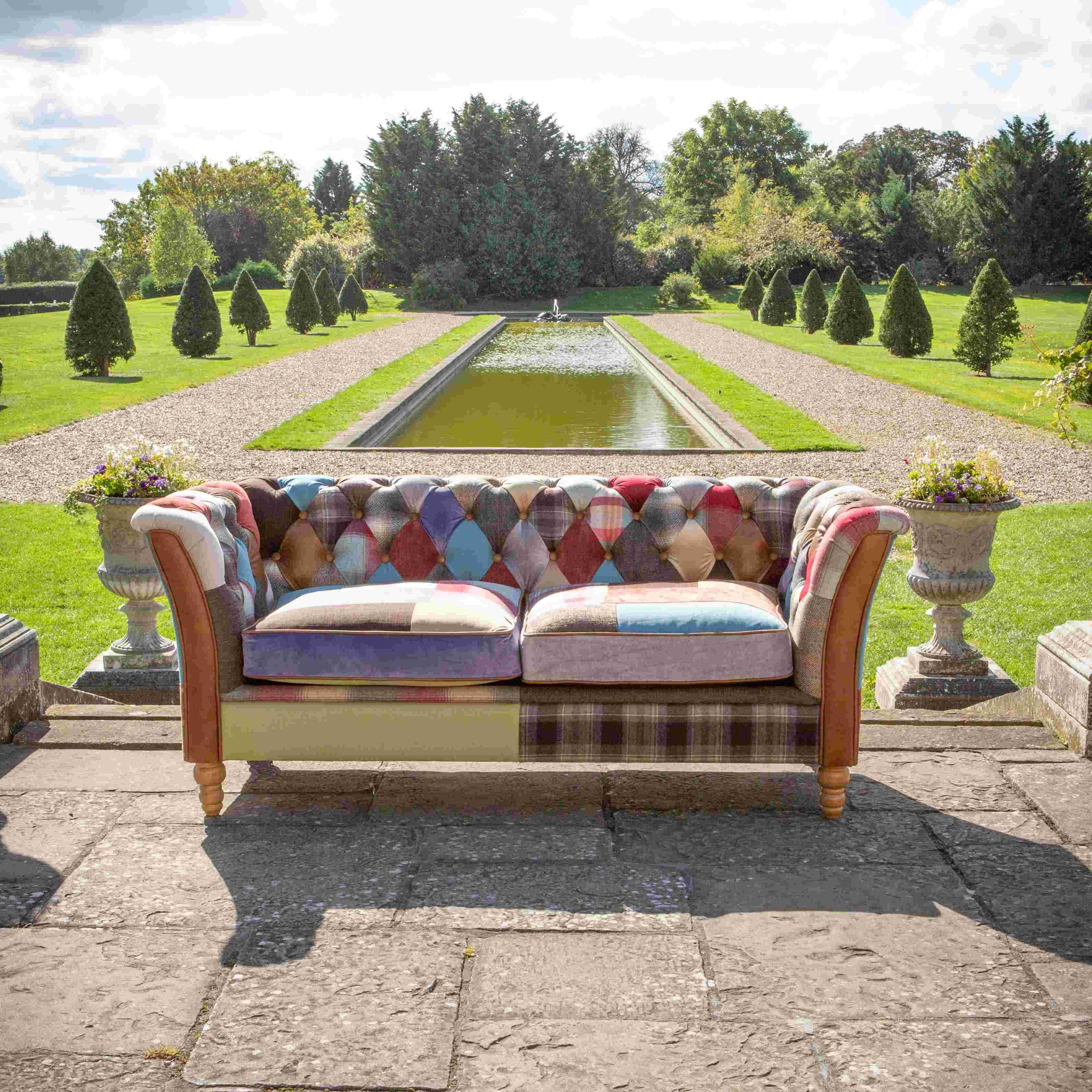 Carcassonne Rutland Harlequin 2 Seater Sofa