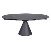 Toulon Bubble Extending Round Dining Table 1.2m With Volcano Ceramic Top